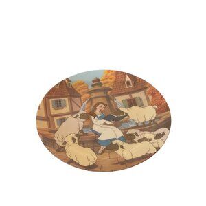 Disney Belles Provincial Town Limited Edition Collector Plate By Knowles